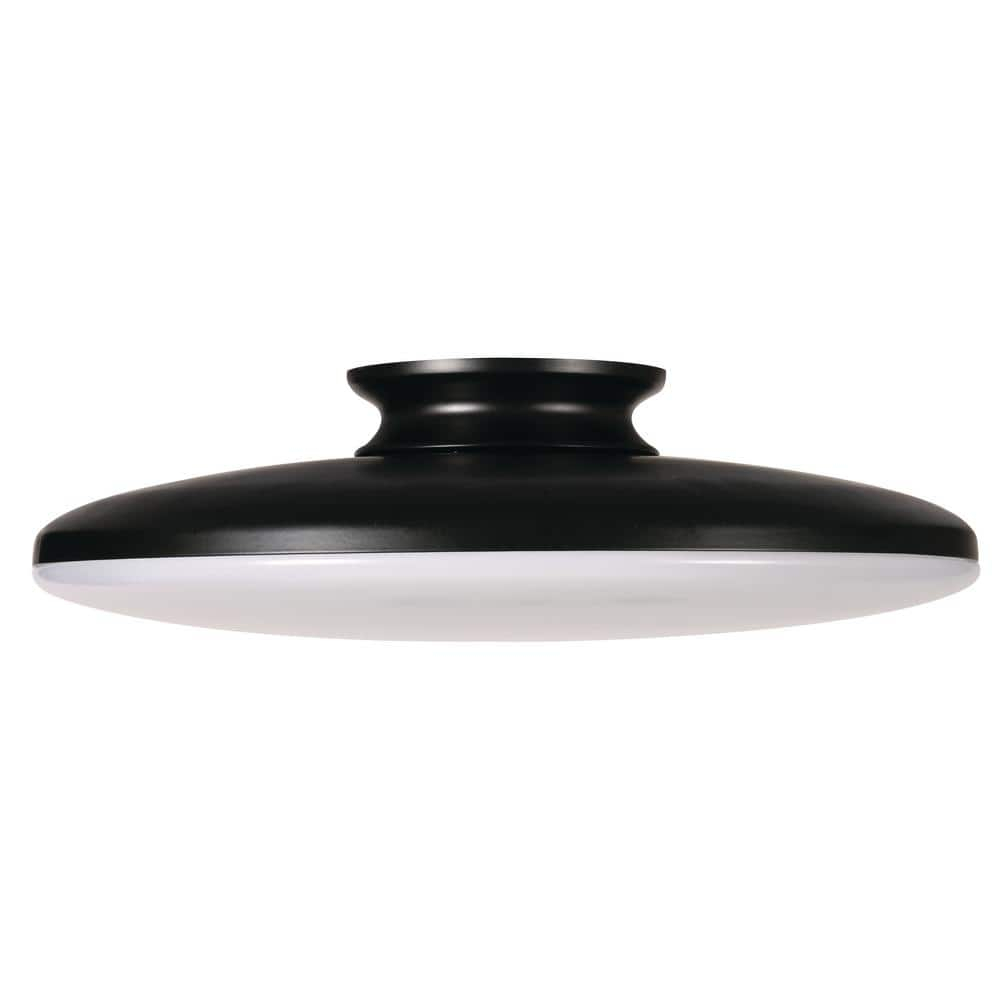 AFX  Skye LED Flush Mount with White Acrylic 25 Black Medium 15 inch N/A N/A