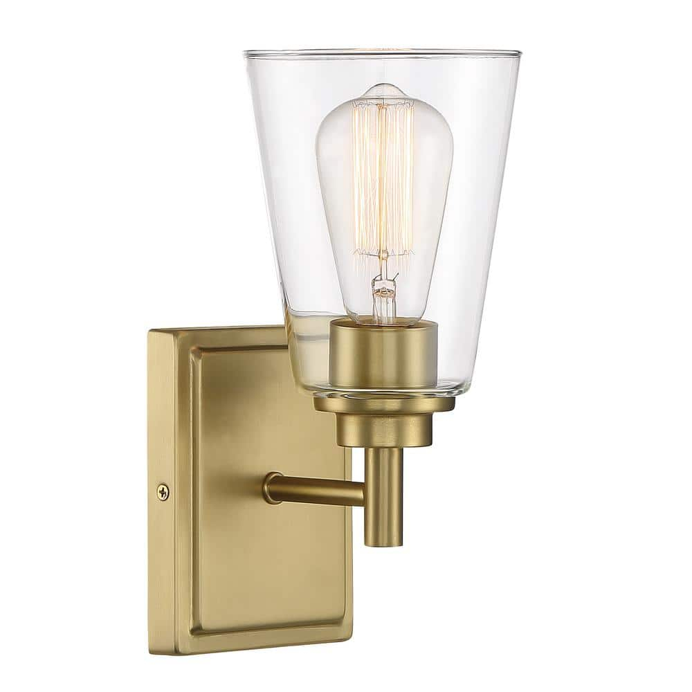 DESIGNERS FOUNTAIN Westin 1-Light Wall Sconce, Brushed Gold, 95701-BG