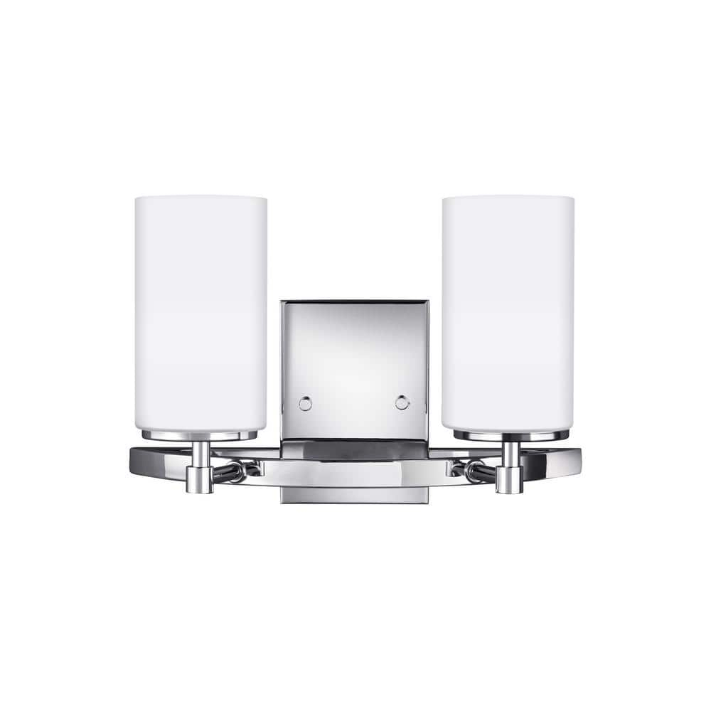 Sea Gull Lighting 4424602-05 Alturas Wall/Bath Vanity Style Fixture, Two - Light, Chrome