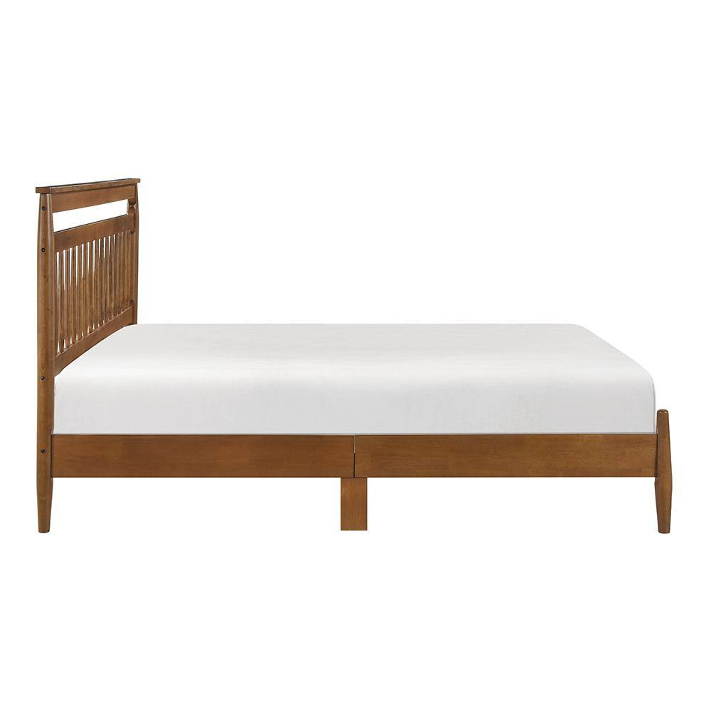 Lexicon Arlo Wood Eastern King Platform Bed in Chestnut