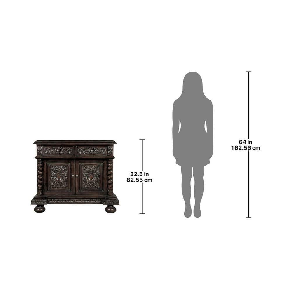 Design Toscano Acadia Barley Twist Gothic Buffet