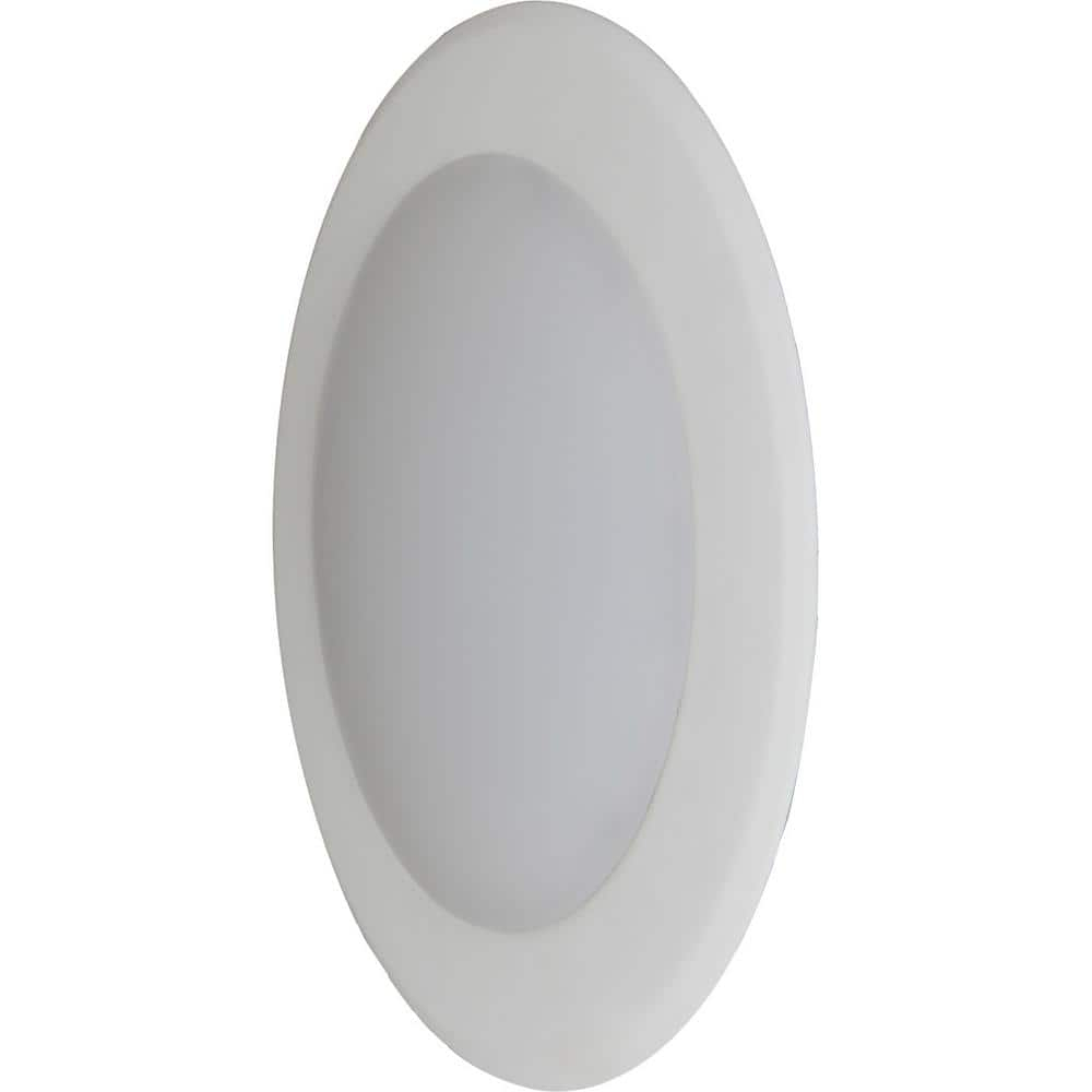 Volume Lighting V8641 1 Light 7" Wide Integrated Led Outdoor Flush Mount Ceiling Fixture /
