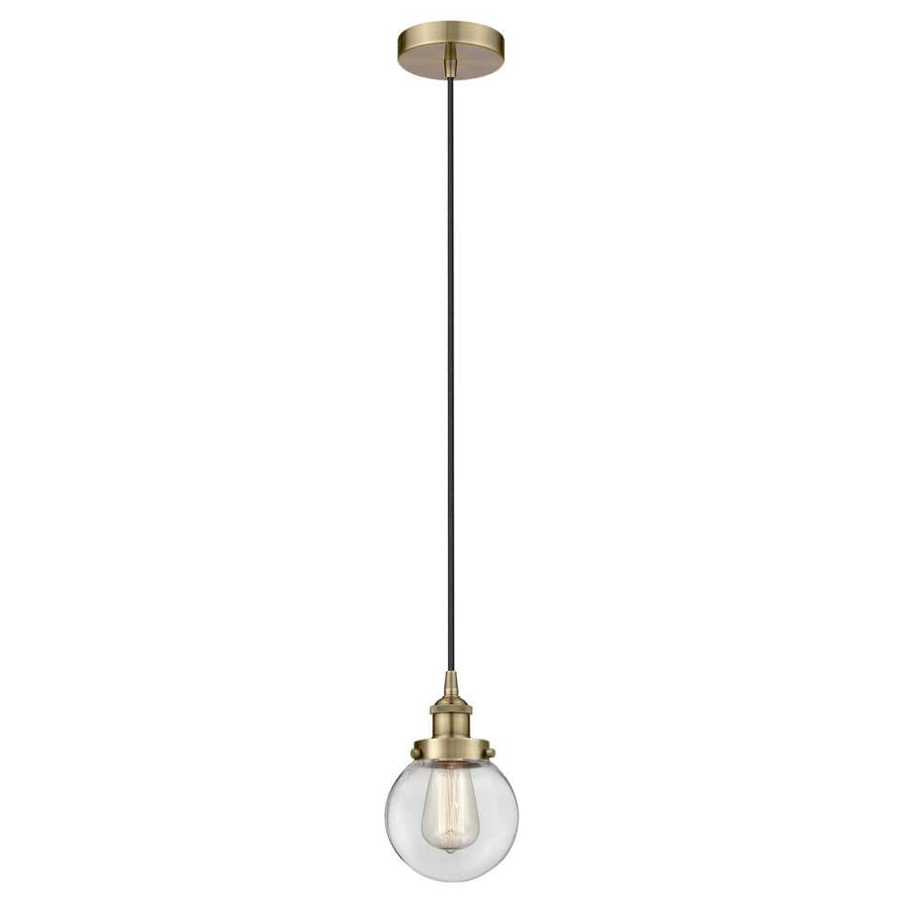 Innovations Lighting Beacon 1 - Light Pendant in  Antique Brass