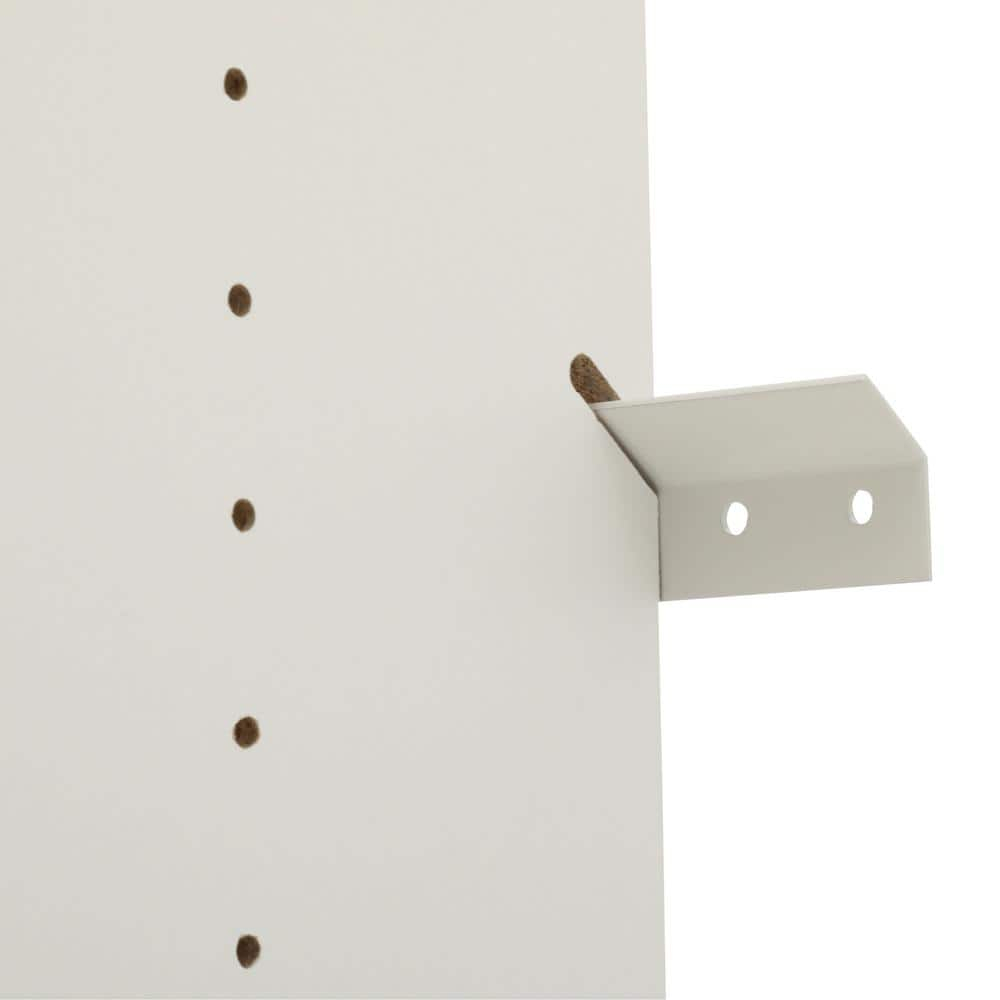 Closet Evolution 6-Shelf Corner Closet Organizer, White