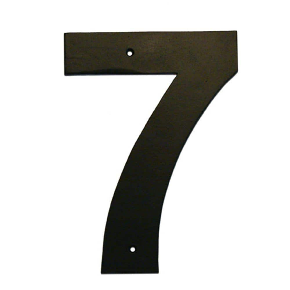 Montague Metal Products Helvetica Font Individual House Number, 7, 3-Inch