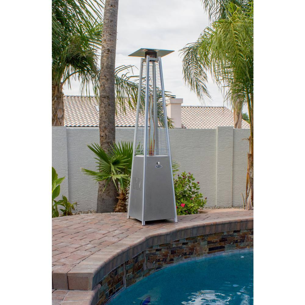 AZ Patio Heater Tank Top Stainless Steel Liquid Propane Patio Heater
