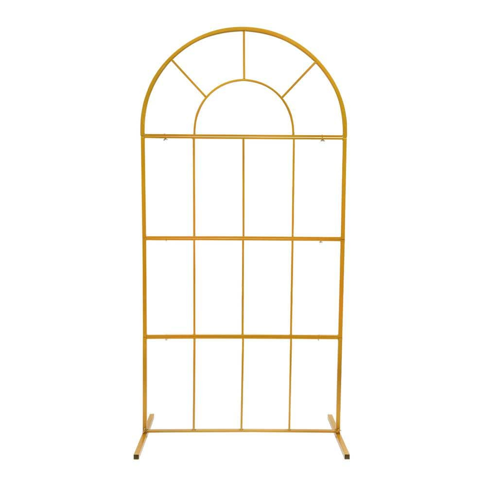 Wedding Arch Balloon Arch Stand 78.74in Backdrop Stand for Parties Birthday Wedding Christmas Door Frame Flower Stand Rack Garden Arch Gold Wedding Arch for Ceremony