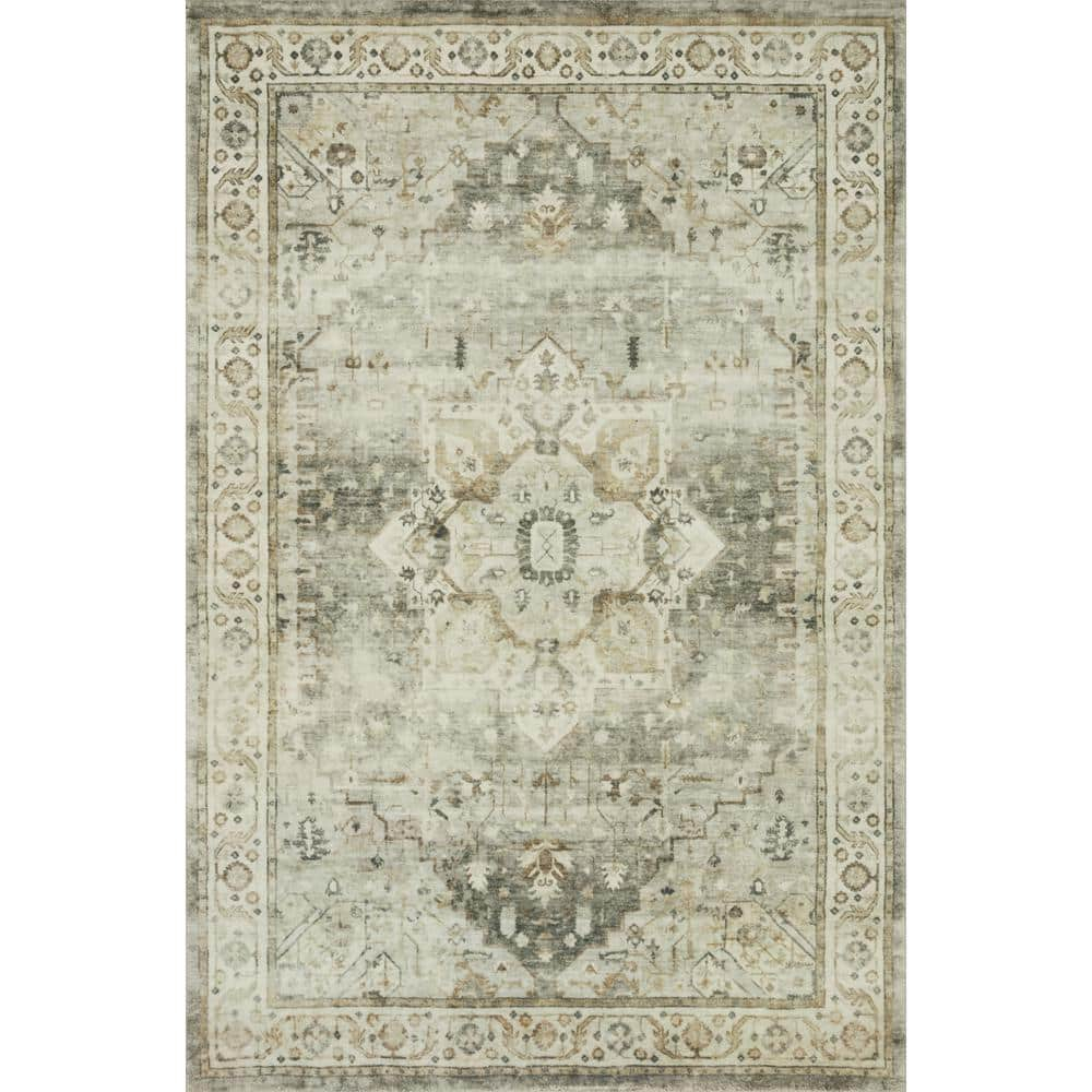 ROS-09 Sage, Beige 2-2" x 3-8" Size Rug