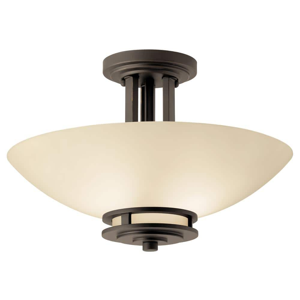 Hendrik Glass Semi Flush Mount