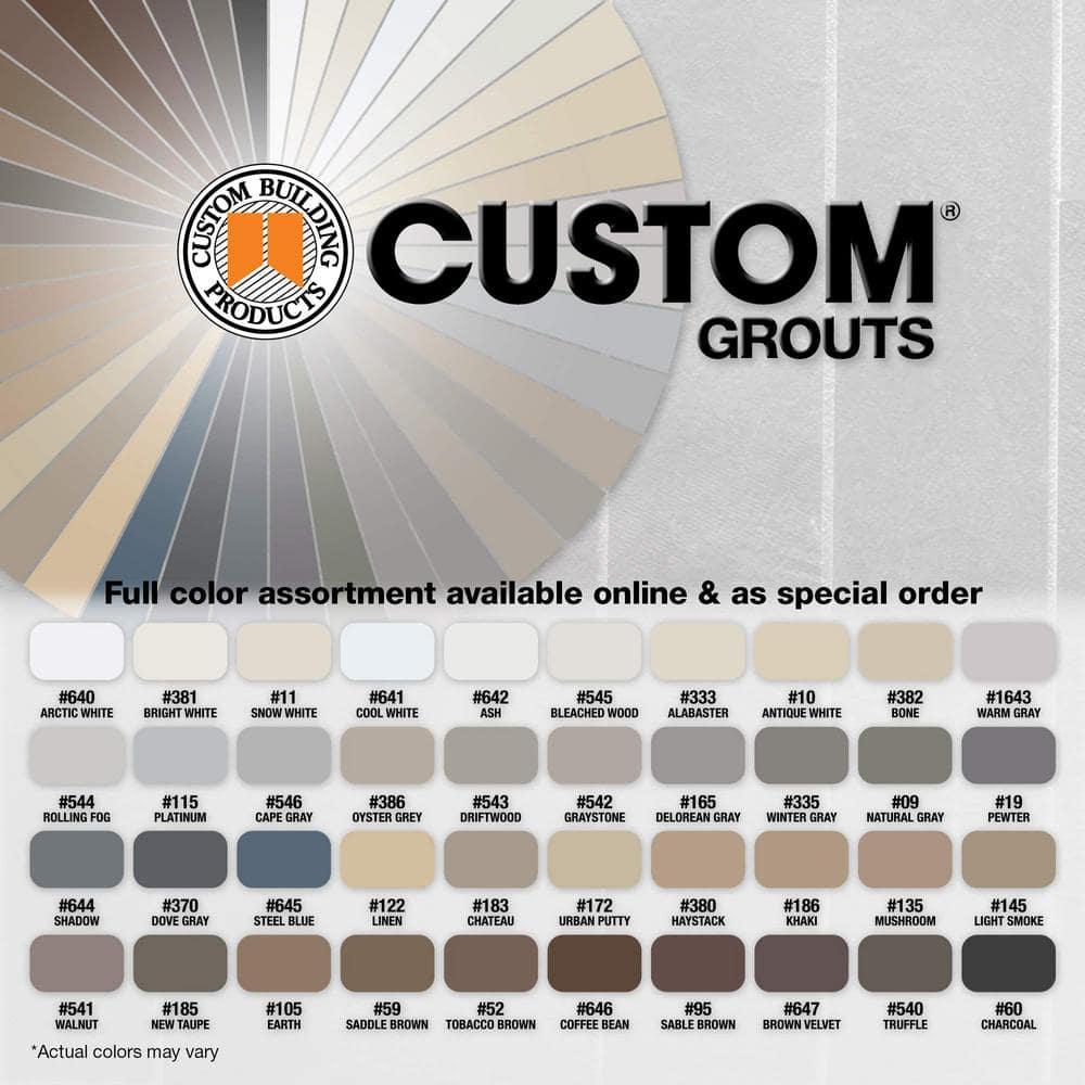 Custom Bldg Products 120315 1 lbs Bone Sanded Tile Grout  No. 382 Bone Color