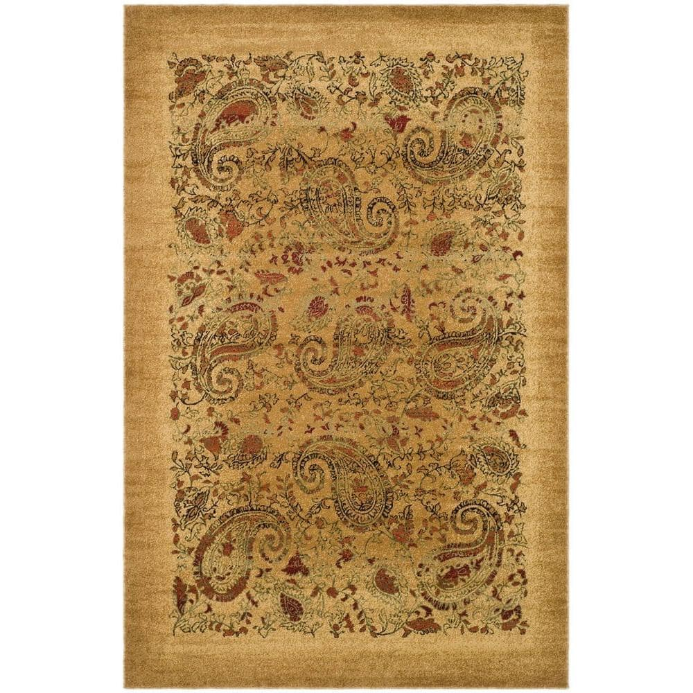 SAFAVIEH Lyndhurst Julia Traditional Floral Area Rug, Beige/Multi, 10' x 14'