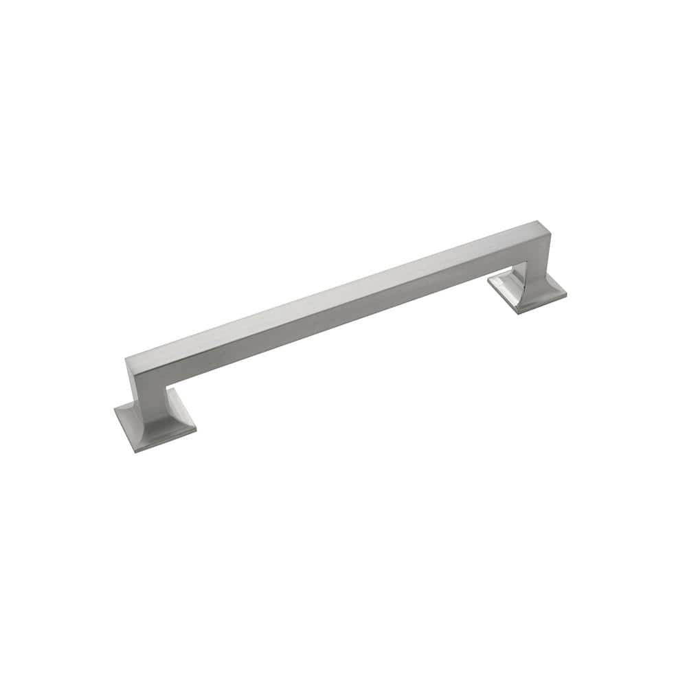 Hickory Hardware Studio Collection Pull 7-9/16 Inch (192mm) Center to Center Satin Nickel Finish