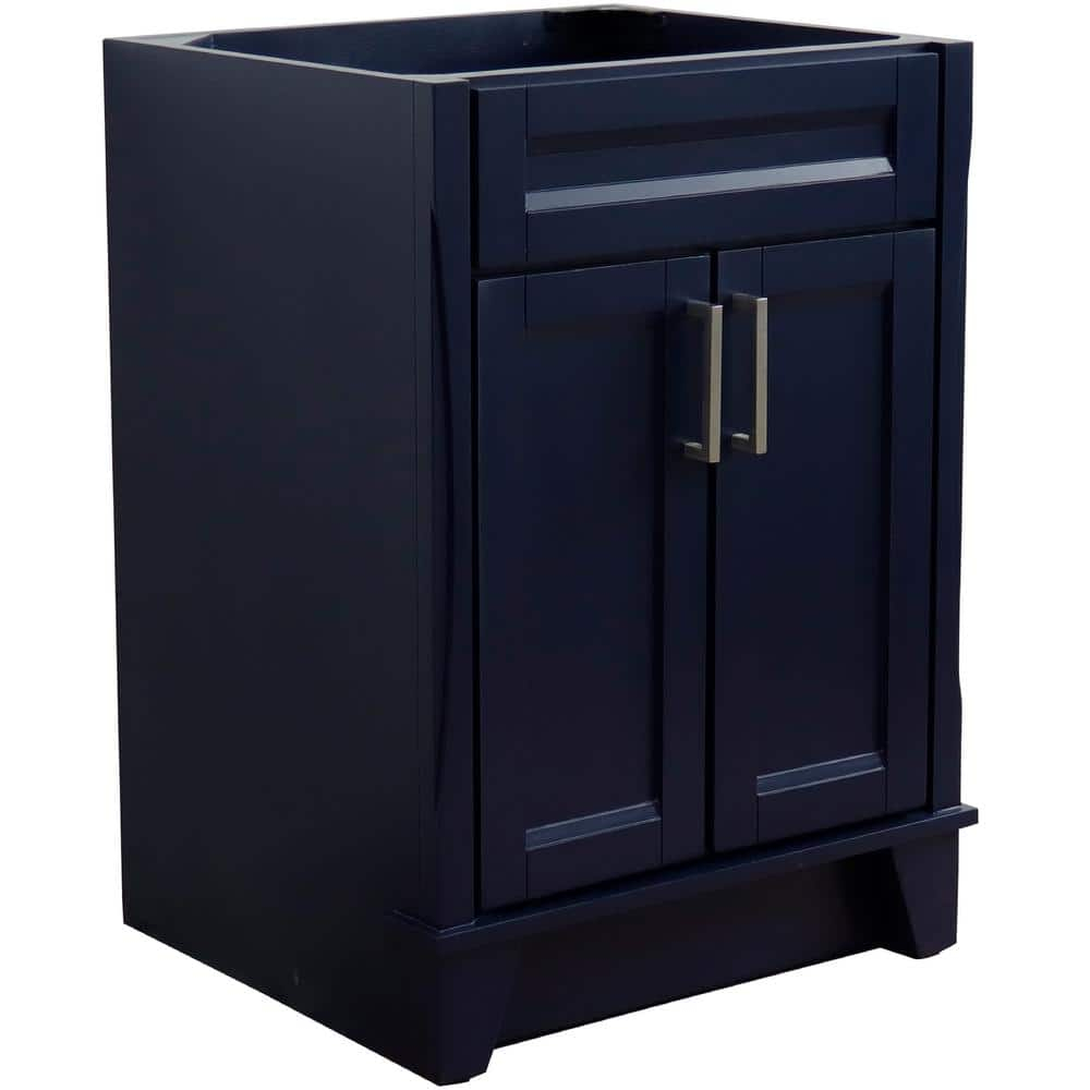 Bellaterra Home 400700-24-BU 24 in. Single Sink Vanity with Cabinet, Blue