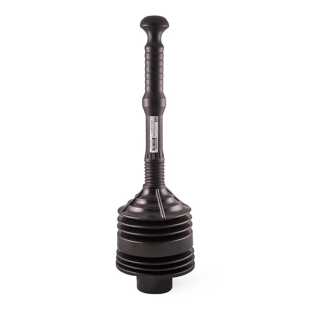Supply Giant SU3227 Accordion Toilet Plunger, Unclogs Sinks, Toilets, and baths, with Large Bellows for Extra Powerful Plunge