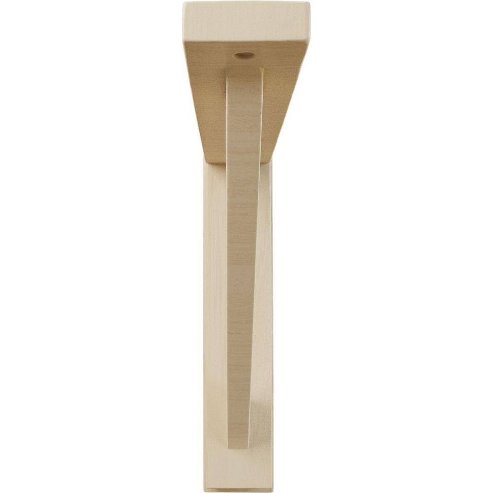 Ekena Millwork 2 1/2"W x 12 3/4"D x 12 1/4"H Traditional Shelf Bracket, Rubberwood