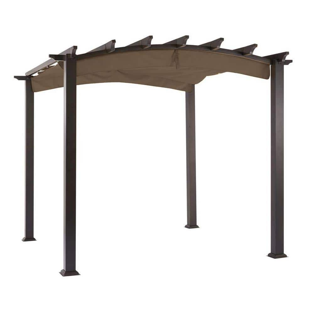Garden Winds Replacement Canopy Top Cover for the Arched Pergola - Nutmeg