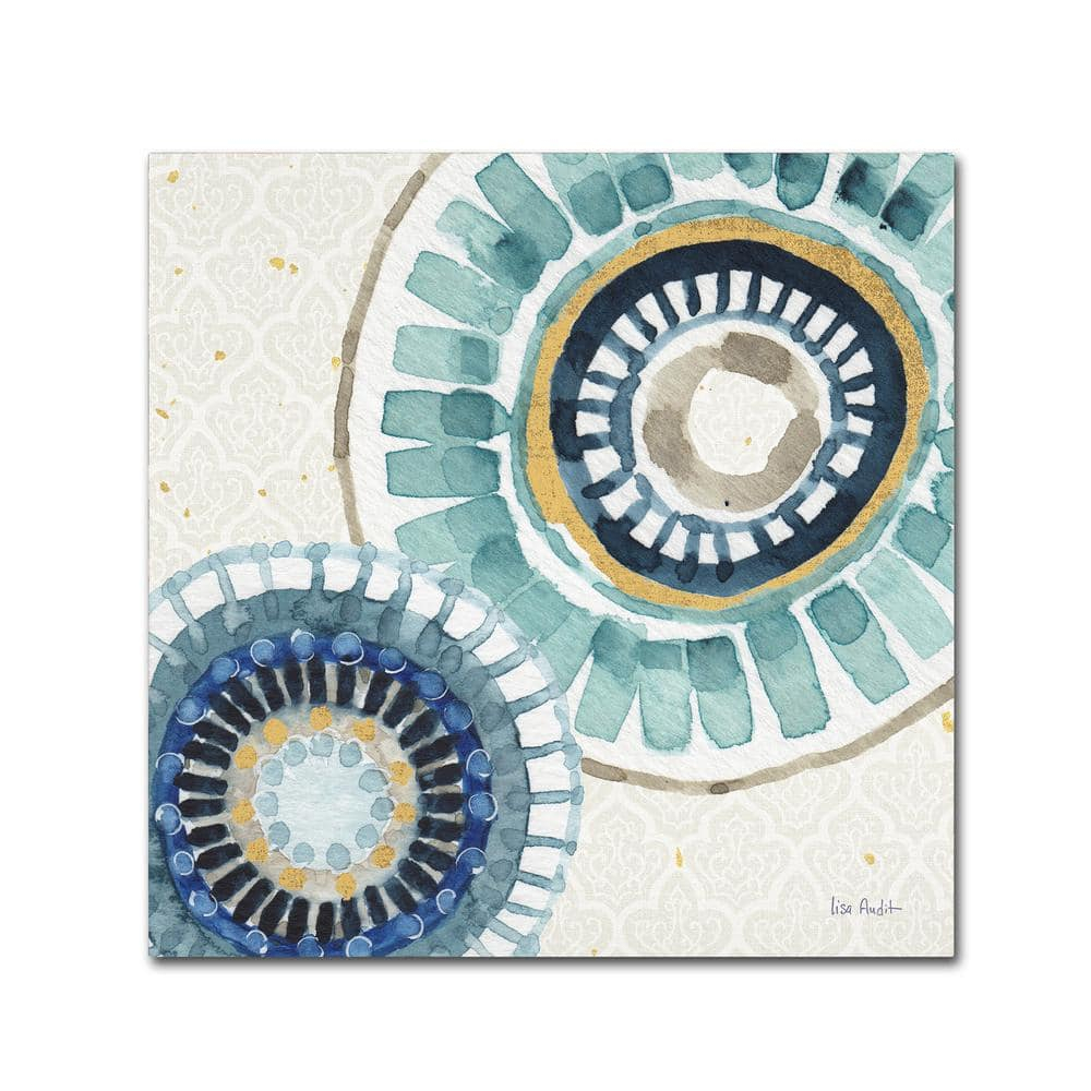 Trademark Fine Art "Indigold XV" Canvas Art by Lisa Audit