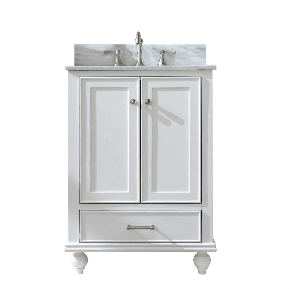 Melissa 24" Single Vanity - Grain White