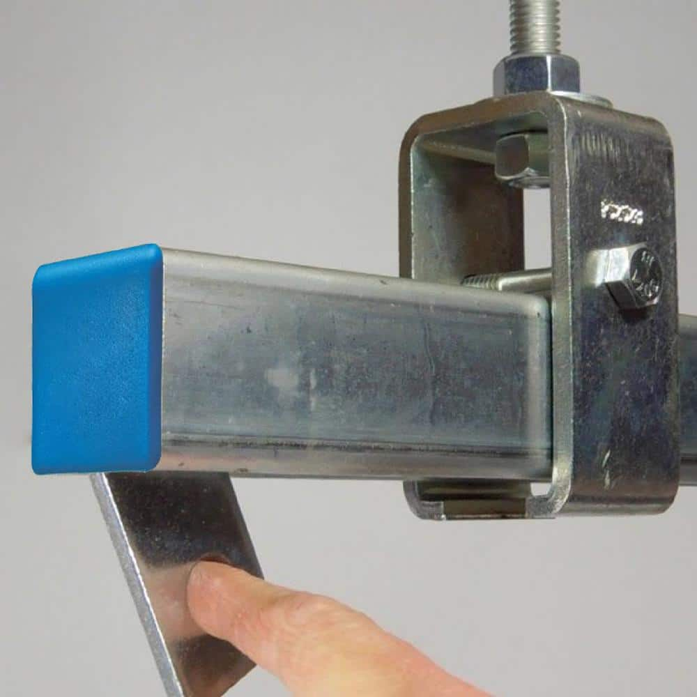 ‎Newhouse Electric Universal End Cap for 1-5/8 in. 12 Gauge Metal Strut Channels (2-Pack) Blue PVC Designed for B-Series Strut Channels for a Clean and Professional Appearance