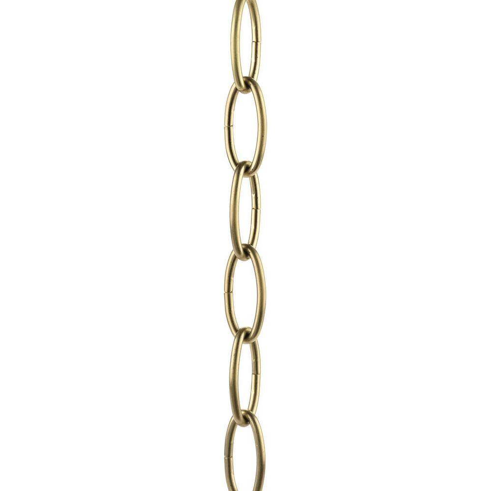 48-Inch Vintage Brass Steel Accessory Chain