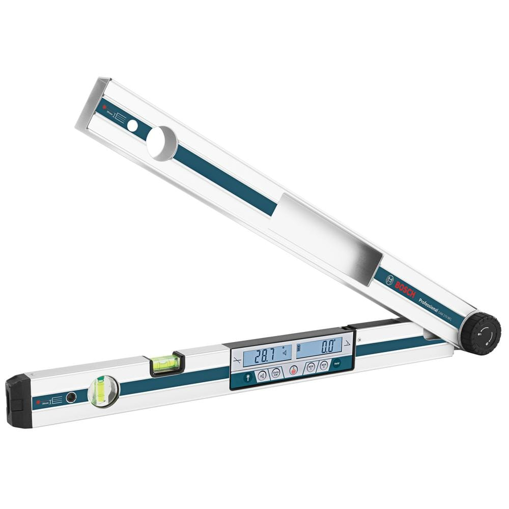 Miter Finder Digital Angle Finder Features Inclinometer, Miter Cut Calculator, Protractor, Digital Level with Case