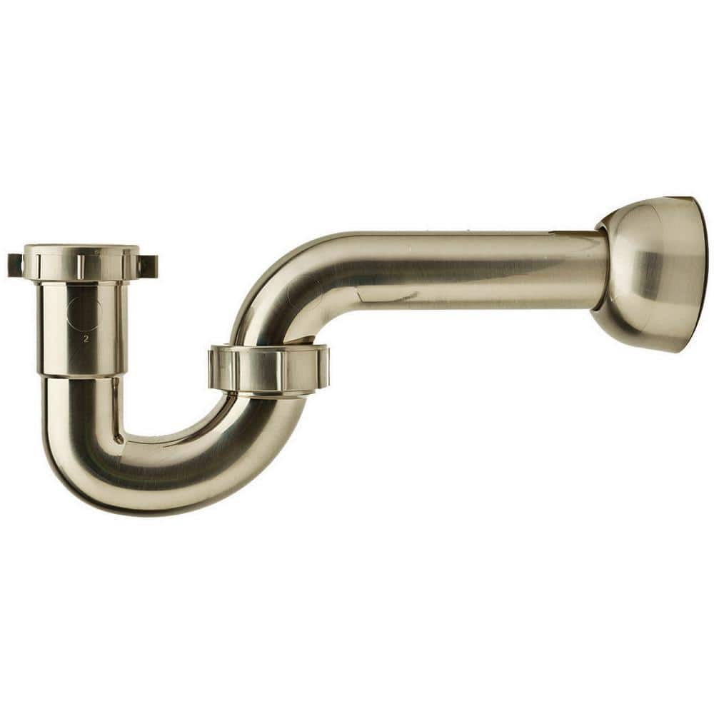 PF WaterWorks PF0703-BN Abdominales con Trampa para P, Chapado en Níquel