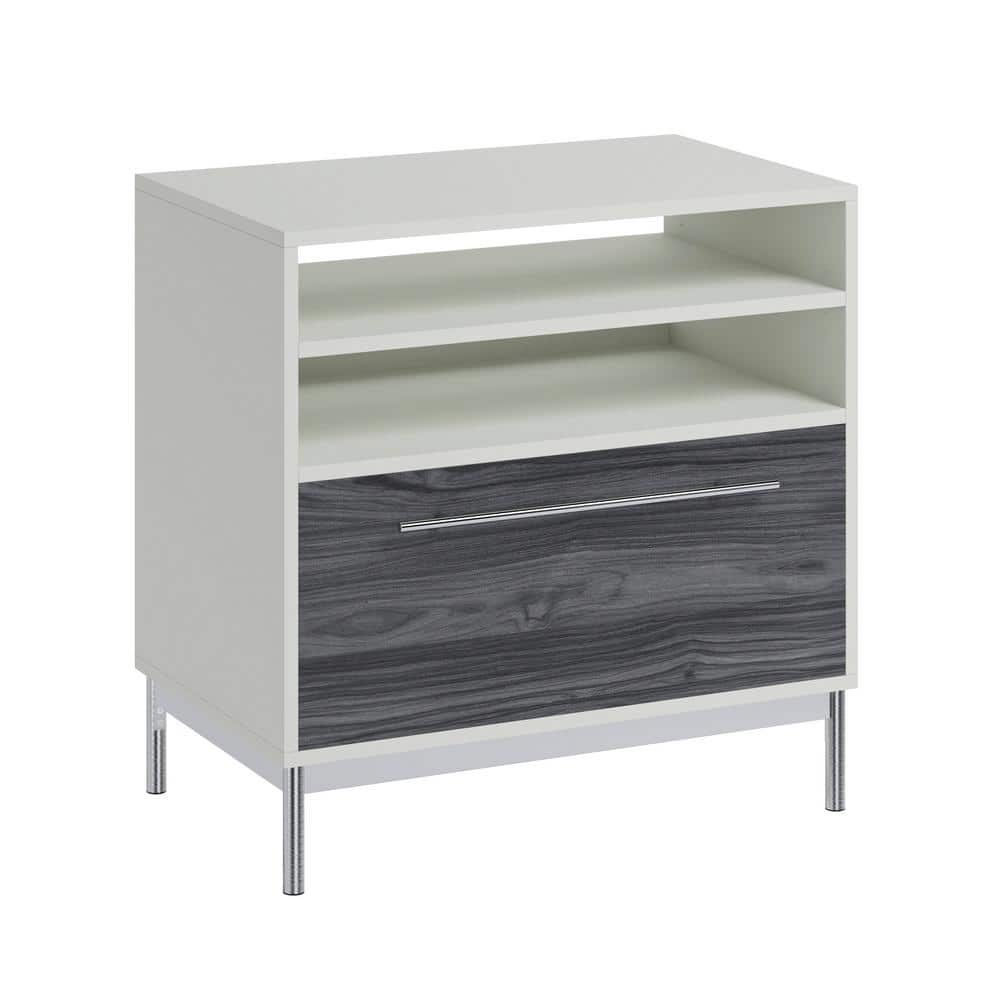 Sauder Vista Key Engineered Wood Lateral File Cabinet in Pearl Oak/Misted Elm