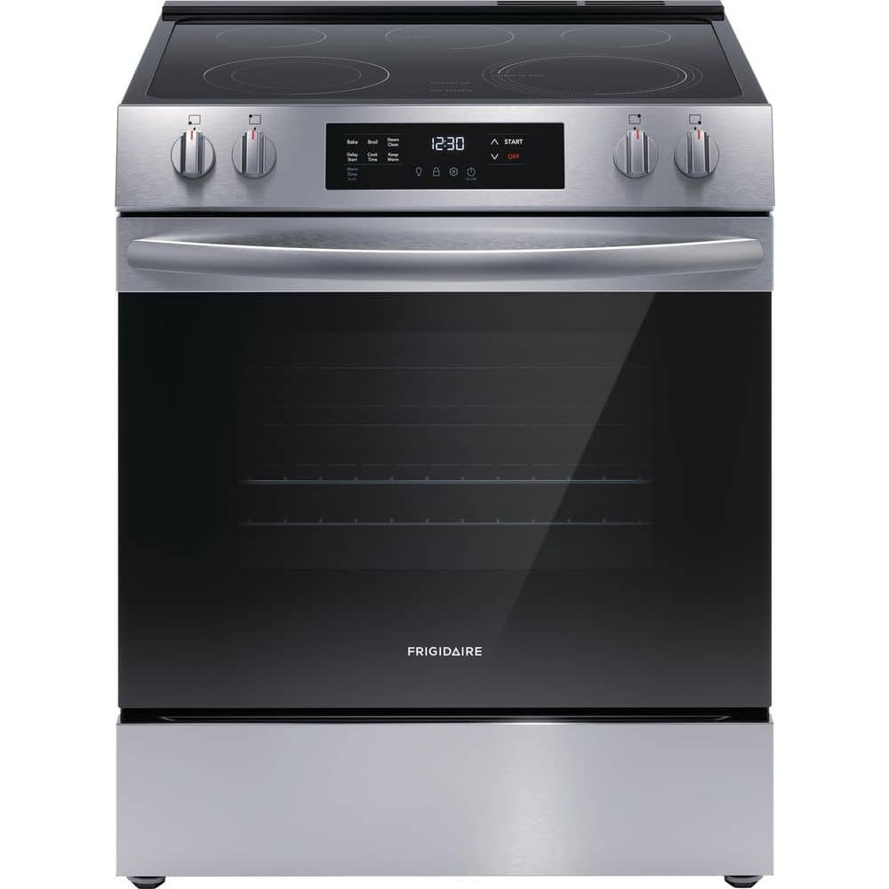 Frigidaire Fcfe3062a 30" Wide 5.3 Cu. Ft. Electric Range - Stainless Steel