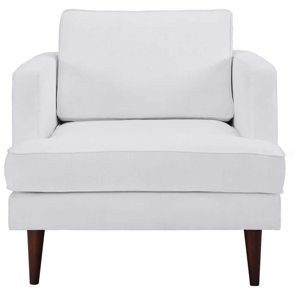 Modway Agile Upholstered Fabric Armchair - White