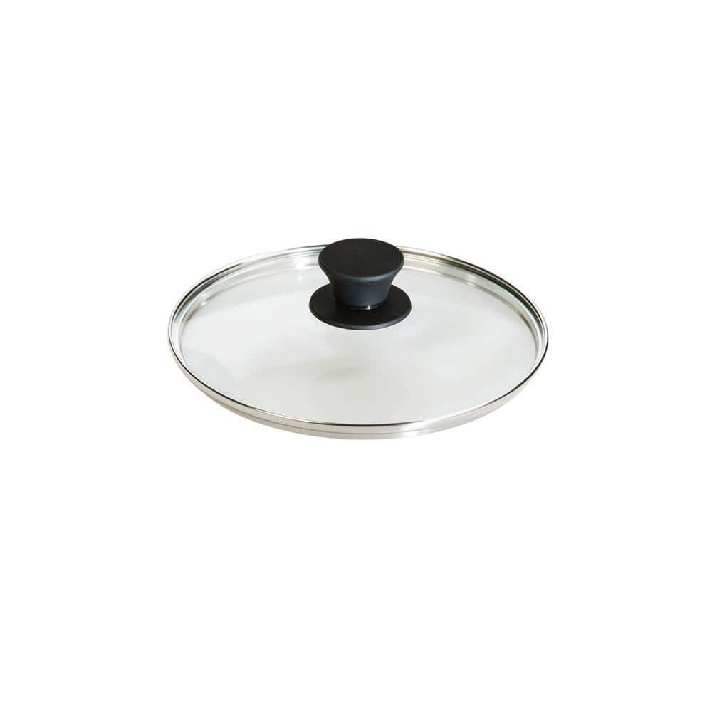 Lodge Cast Iron 8" Tempered Glass Lid, GL8, with Silicone Knob