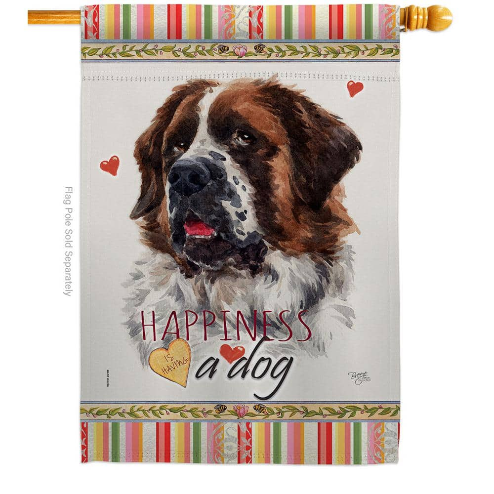 Breeze Decor Double Sided 40'' H x 28'' W Polyester Animal House Flag
