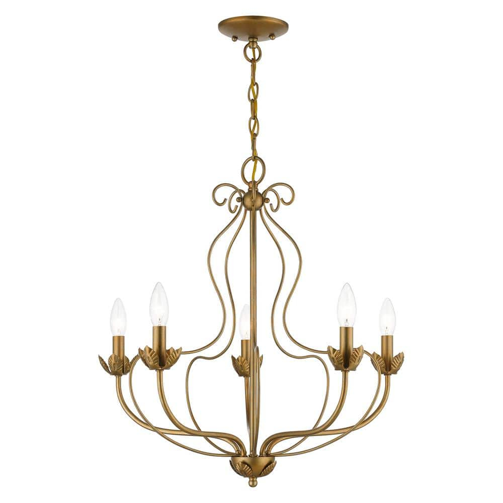 Livex Lighting - Katarina - 5 Light Chandelier In Transitional Style-23 Inches