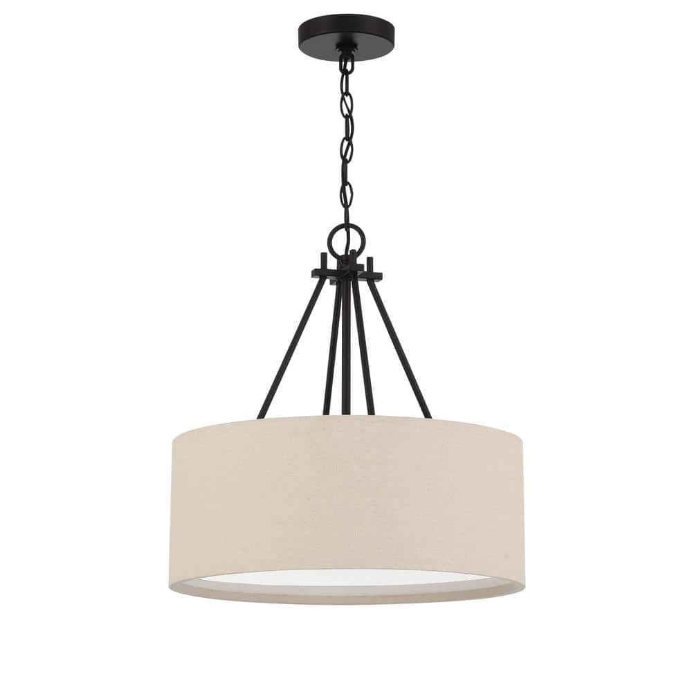 Craftmade Lighting Duke 3 - Light Pendant in  Flat Black
