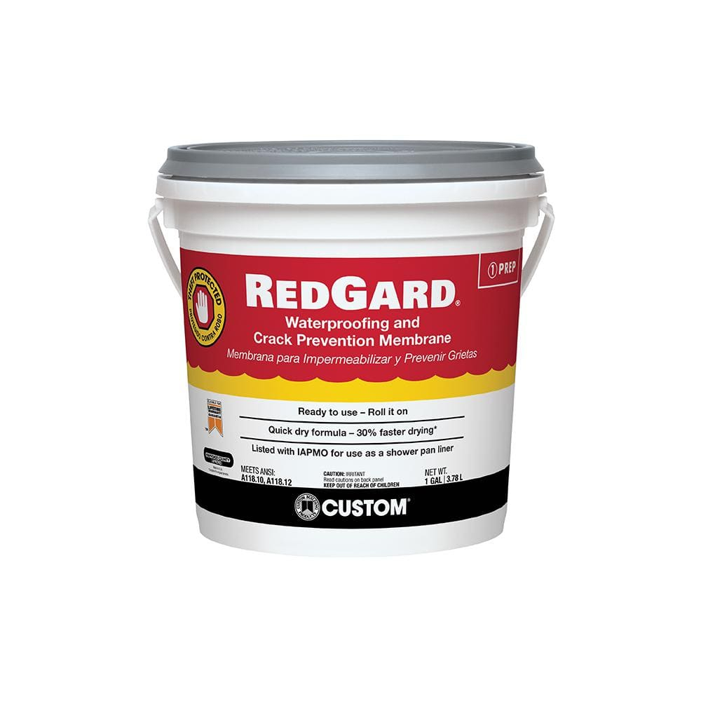 Custom Building Products LQWAF1-2 Pink Waterproofing and Crack Prevention Paint, 1 gal