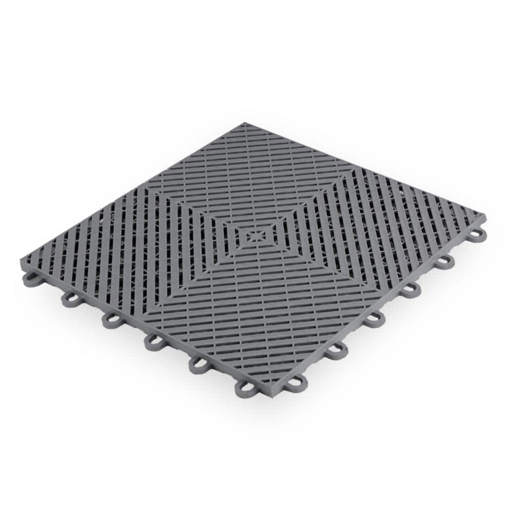 Swisstrax Ribtrax Swisstrax 12'' W x 12'' L Garage Flooring Tiles