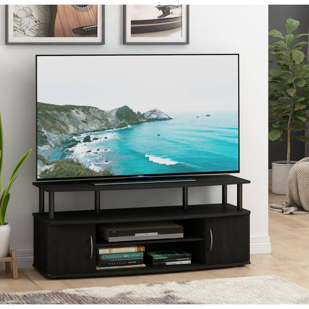 Furinno  Large Entertainment Center Hold Up To 50 in. TV