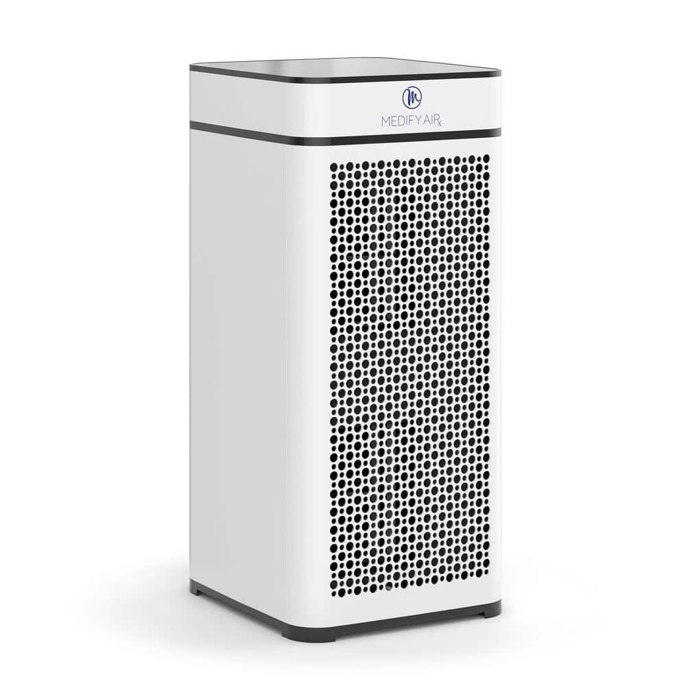 White Ionic HEPA Filter Air Purifier with Odor Absorbing