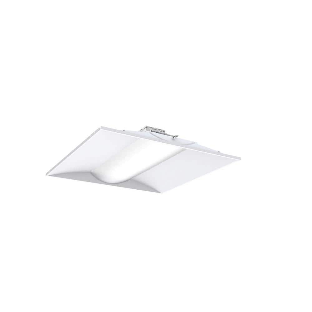 Lithonia Lighting LED Recessed Troffer,2 ft x2 ft Size,45W STAKS 2X2 ALO3 SWW7
