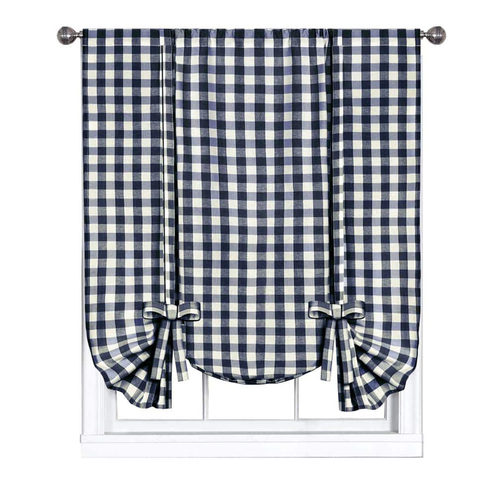 Achim Indoor/Outdoor Light Filtering Rod Pocket Curtain Pair, 1.25" x 9.25"