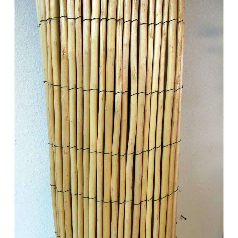 MGP Peeled Willow Rolled Fence Panel