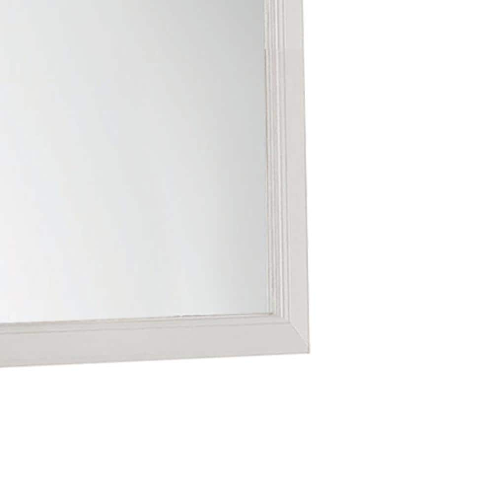 ACME Louis Philippe Wooden Frame Mirror, Multiple Colors