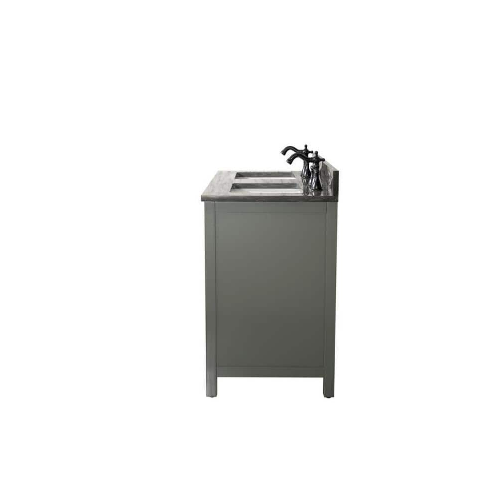 Legion Furniture 54" MDF/Veneer Wood Double Sink Vanity Cabinet - Vogue Green