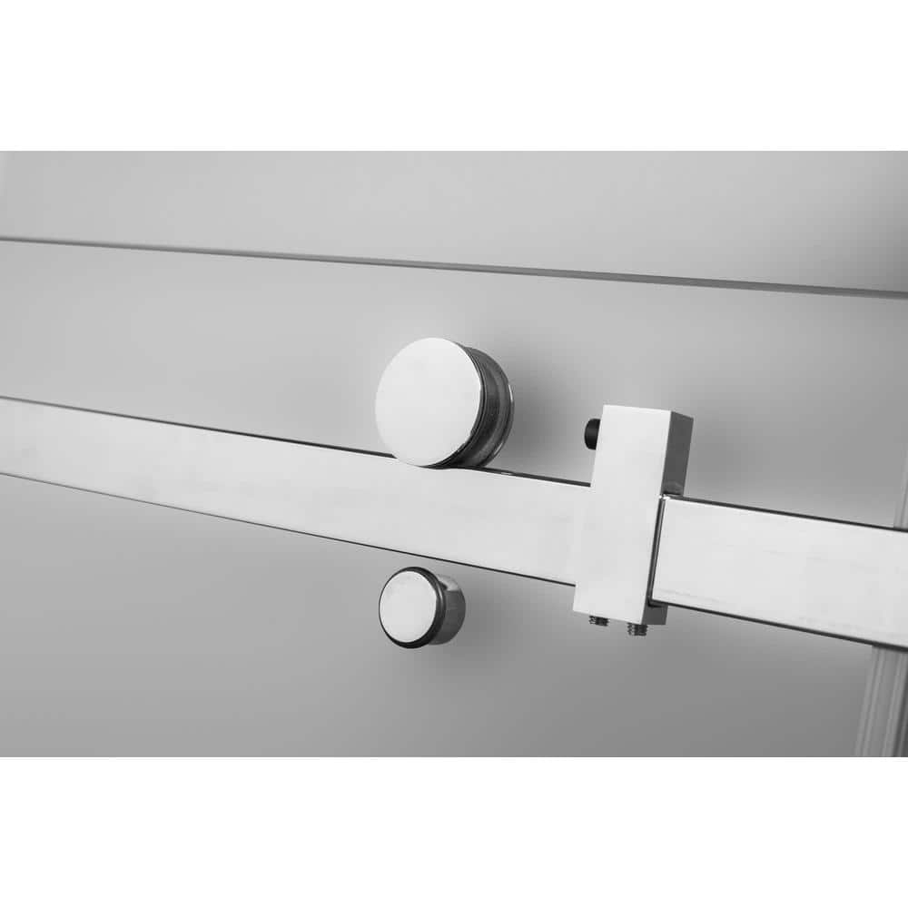 Moselle 60" x 77.5" Rectangle Sliding Shower enclosure with Base Included