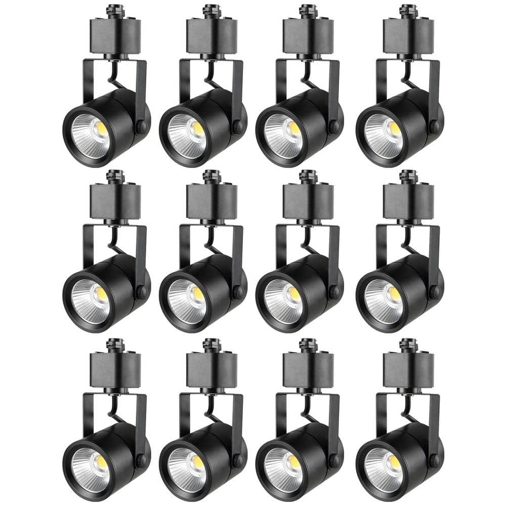 BENTISM 12 Pack 6.5W LED Track Lighting Heads Dimmable H Type Fixtures 3000K 470lm