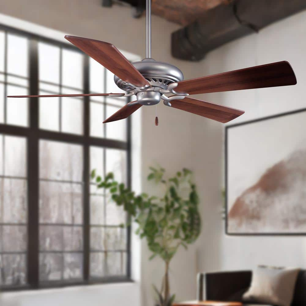 52" Supra 5 - Blade Standard Ceiling Fan with Pull Chain