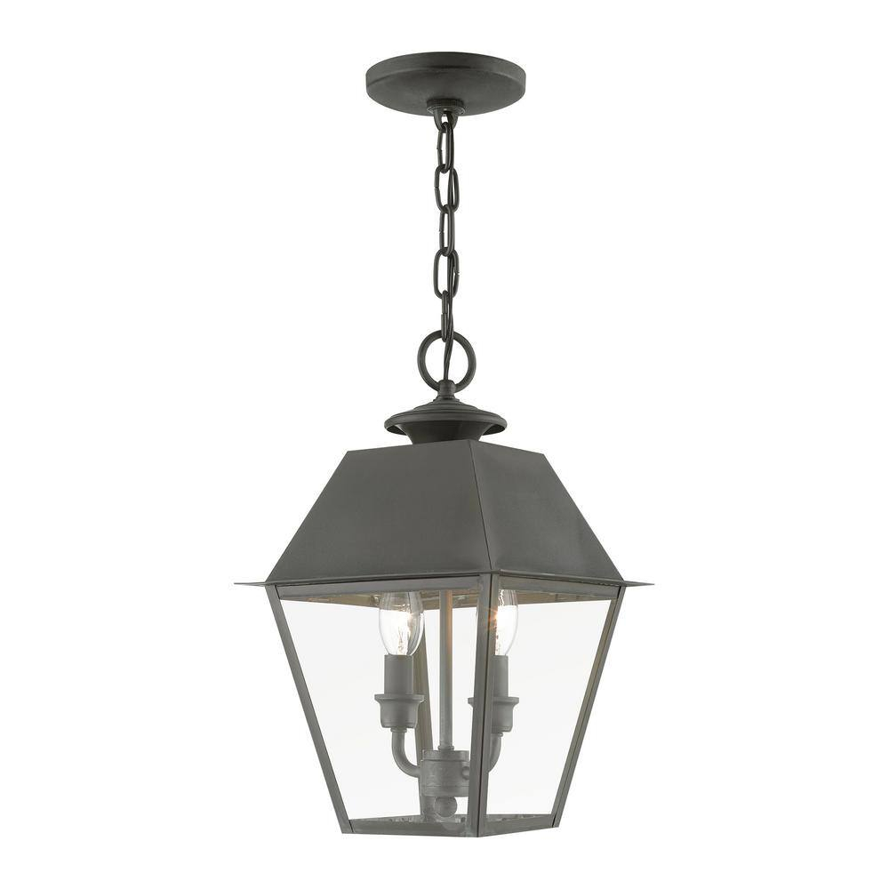 Livex Lighting Wentworth 2 - Light Pendant in  Charcoal