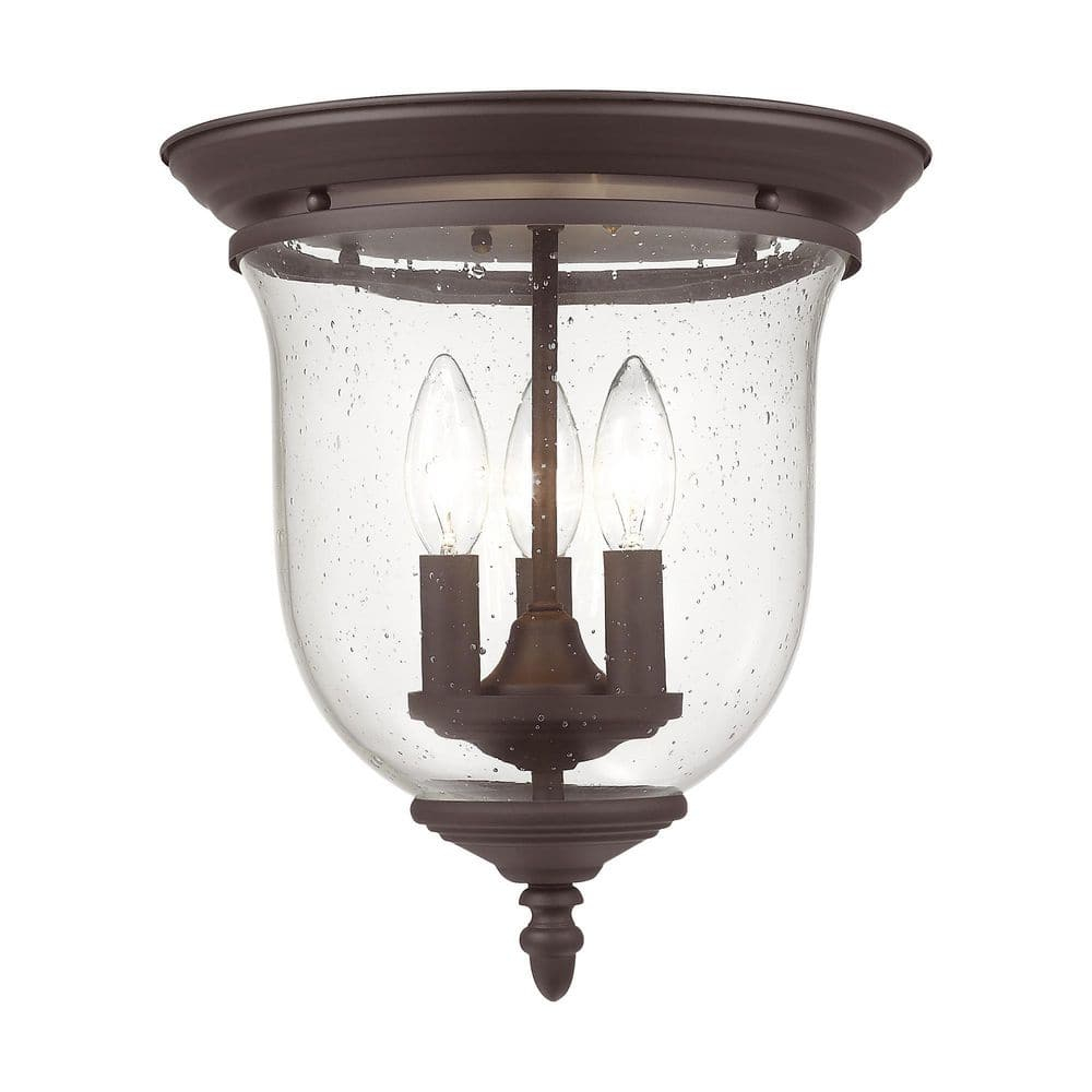 Livex Lighting Legacy 3 - Light Flush Mount in  Bronze