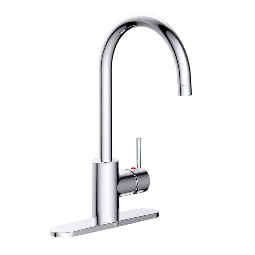 Design House 595660 Eastport II Modern Single-Handle Faucet for Kitchen in Polished Chrome