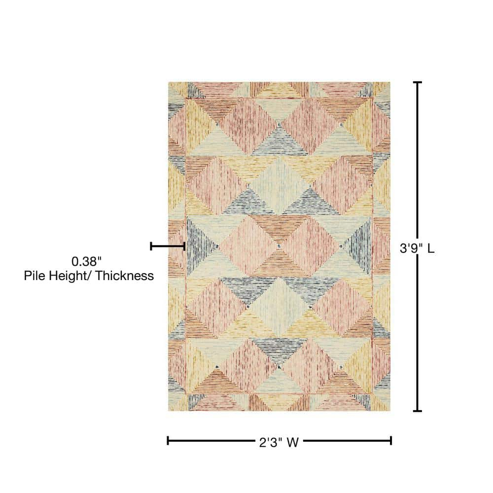 Loloi II Spectrum Geometric Ivory / Multi Area Rug