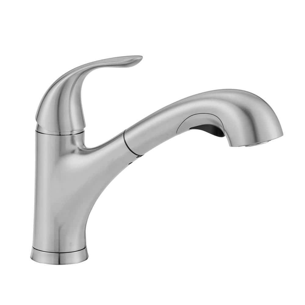 Glacier Bay Market Single-Handle Pull-Out Sprayer Kitchen Faucet in Stainless Steel